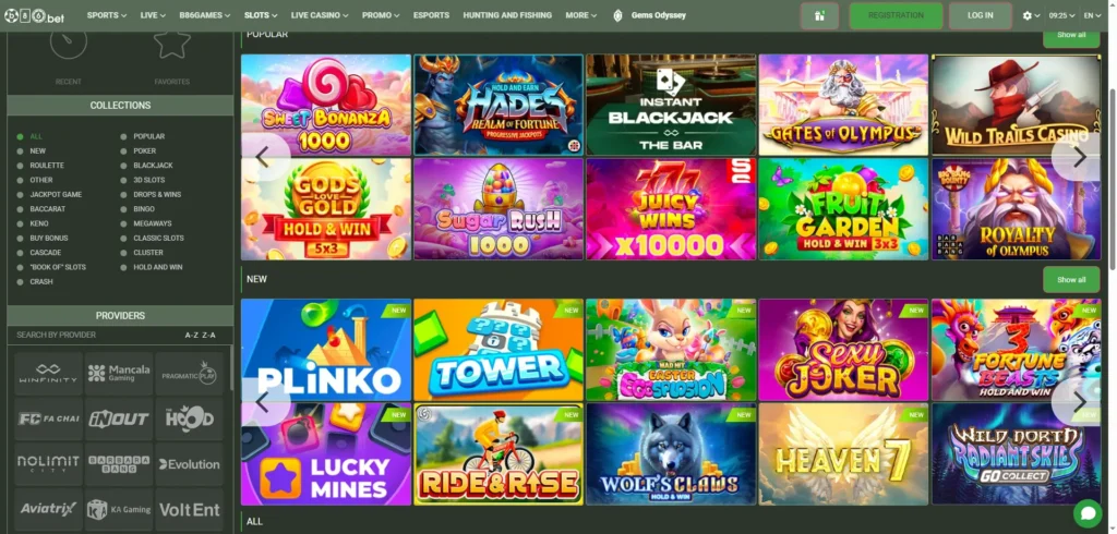 b86 Online Casino